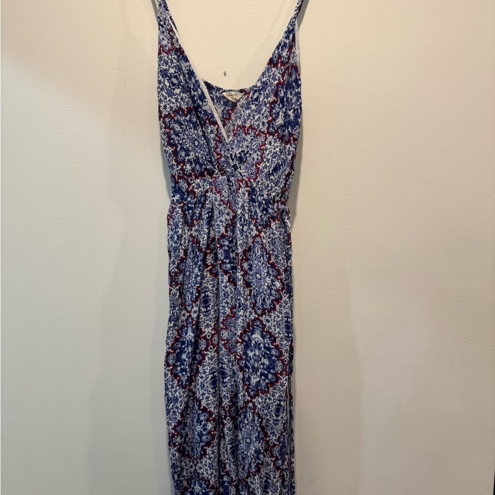 Blue and Red Boutique Sundress
